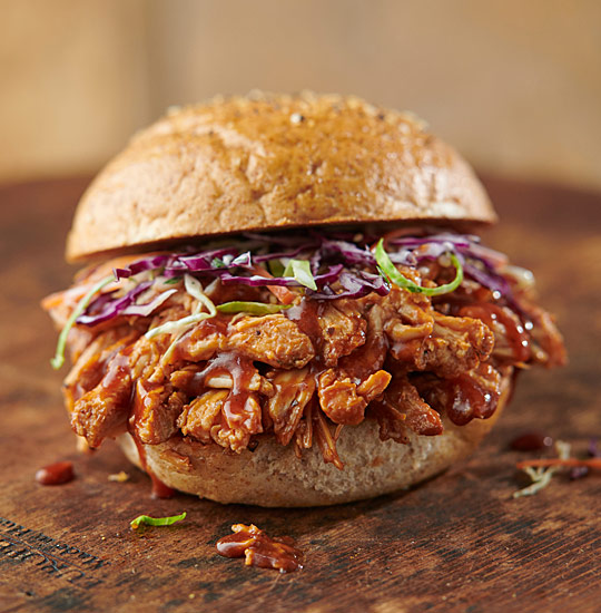 Pulled Chicken in BBQ Sauce