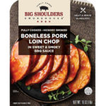 Boneless Pork Loin Chop in Sweet & Smoky BBQ Sauce